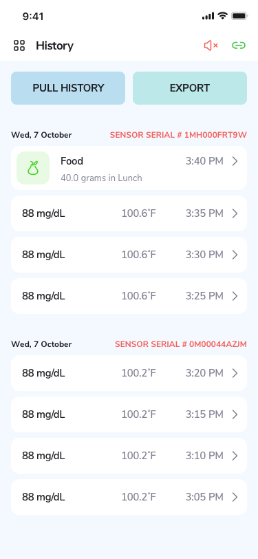 App screen